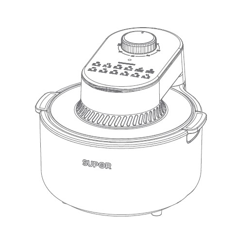 空气炸锅 KJ40D850 说明书