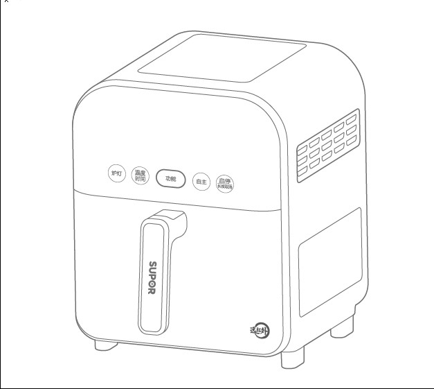 空气炸锅 说明书KD50Y863